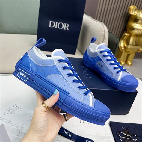 dior steel blue|blue dior sneakers.